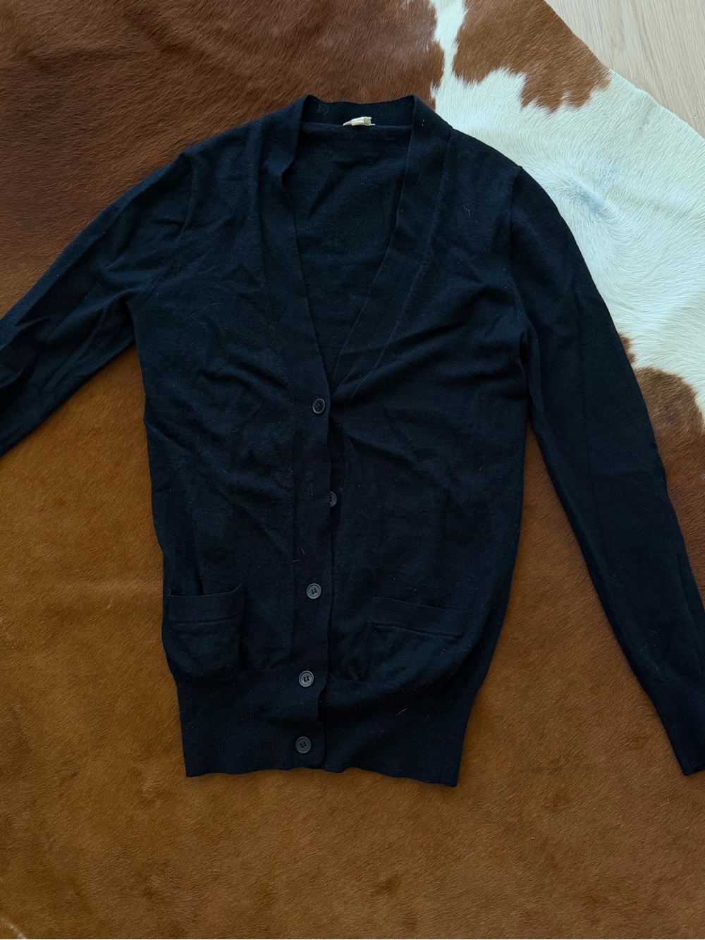 J.Crew black cardigan size S